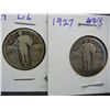 Image 2 : (2) 1927 Standing Liberty Quarters