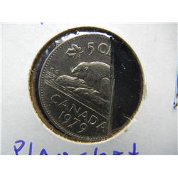 1979 Canada Nickel Mint Error