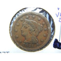 1851 Large Cent