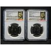 Image 1 : 2014 P&D High Relief Specimen 67 Kennedys. NGC graded
