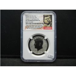 2019-S Apollo 11 Enhanced Rev Proof 70 Kennedy. NGC graded.