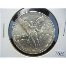 1983 ONZA LIBERTAD. 999 SILVER QUALITY.