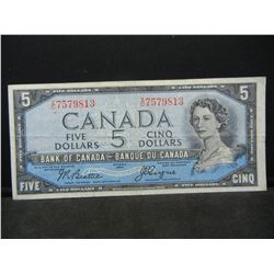 1954 $5. Very Fine