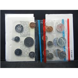 1970 US Mint set AND 1971 Canada Mint set