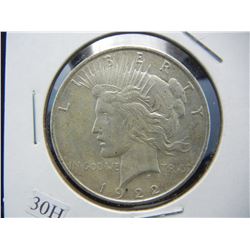 1922-D Peace Silver Dollar. MS63 grade