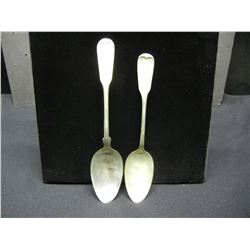 German Nickel silver spoons. 1858-1900. Clarfeld Germany made.