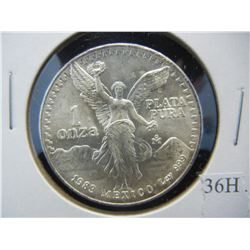 1983 Silver 999 ONZA. BU