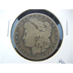 1892-O SEMI KEY MORGAN DOLLAR