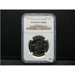 1994 P World Cup NGC PF69 Ut Cameo Half