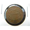 Image 1 : 1867 2 cent copper. Fine