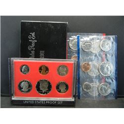 1981 Mint AND Proof sets!!