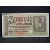Image 1 : WWII Germany occupation 20 RM. Embossed.