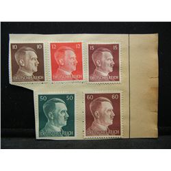 Famous German leader stamp set
