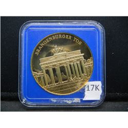 Brandenburg Gate German Reunification Proof coin