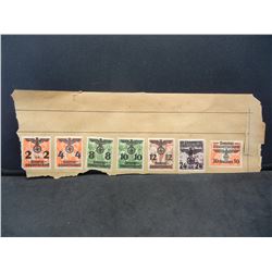 German WWII stamp set.