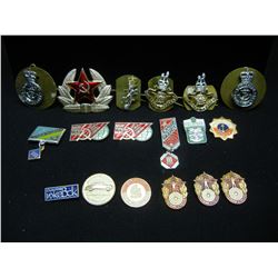 Pack of Soviet and British empire medals/pins
