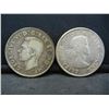 Image 2 : George and Elizabeth SILVER Canada Halves