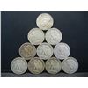 Image 2 : 10-90% WWII Era Silver Halves. LIBERTY!