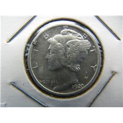 1920 S Mercury Dime Higher Grade