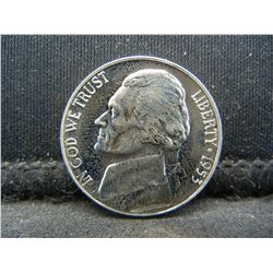 1953 Gem Proof Jefferson Nickel