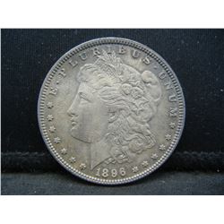 1896 Morgan Dollar BU Crazy Toning