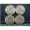 Image 1 : (4) Gem BU 1950 D Jefferson Nickels Key Date