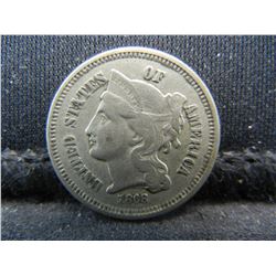 1868 Three Cent Nickel