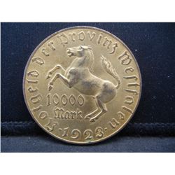 Post WW1 Weimar Germany 10000 Mark High Grade Scarce!