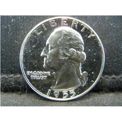 1955 Gem Proof Silver Washington Quarter