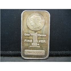 1 Oz. .999 Silver Bar
