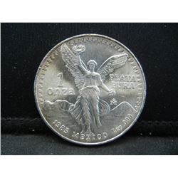 1985 1 Oz. .999 Silver Mexico Libertad
