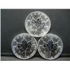 Image 2 : (3) 2008 1 Oz. Maple Leaf's