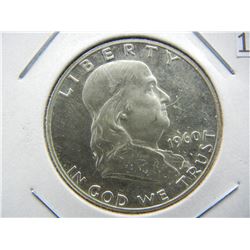 1960 Franklin half dollar proof