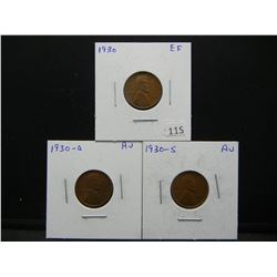 1930pds Lincoln cent