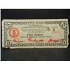 Image 1 : 1944 Philippines Emergency 5 Pesos Note.  Rare
