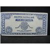 Image 2 : 1941 Philippines Emergency 10 Centavos Note.  Rare