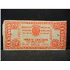 Image 2 : 1941 Philippines Emergency 20 Centavos Note.  Rare