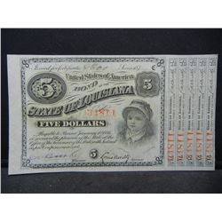 1870's Louisiana "Baby Bonds" Coupons