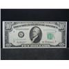 Image 1 : 1950B $10 Federal Reserve Note.  AU/Unc.  Off Center.