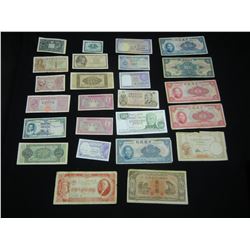 25 Pieces Vintage Foreign currency