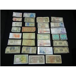30 pieces Vintage Foreign currency