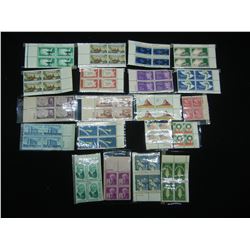 (20) 4 Stamp plated Blocks.  Mint