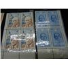 Image 9 : (20) 4 Stamp Plate Blocks.  Mint