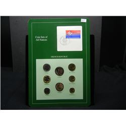 French republic 6 coin uncirculated set
