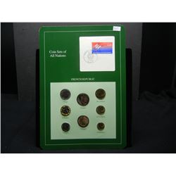 French republic 6 coin uncirculated set