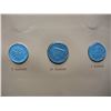 Image 3 : Argentina 3 coin unc set