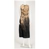 Image 13 : "Highland Rape" Black and Gold Dripping William Morris Print Dress AW 1995