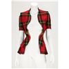 Image 1 : "Highland Rape" MacQueen Tartan Open Front Jacket With Circle Peplum and Original Pattern AW 1995