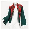 Image 1 : "Highland Rape" MacQueen Tartan and Green Wool Jacket With Kick-Back Hip Panels and Original Pattern