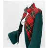 Image 3 : "Highland Rape" MacQueen Tartan and Green Wool Jacket With Kick-Back Hip Panels and Original Pattern